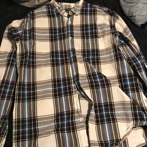 Men’s long sleeve plaid shirt